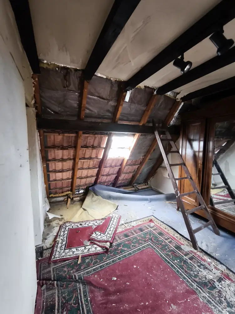 Combles avant travaux