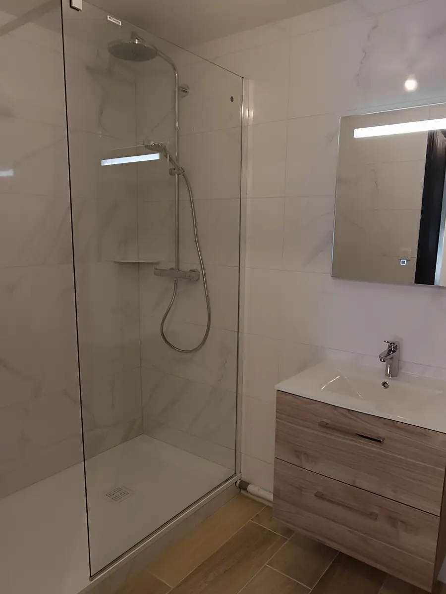Salle de bain après les travaux