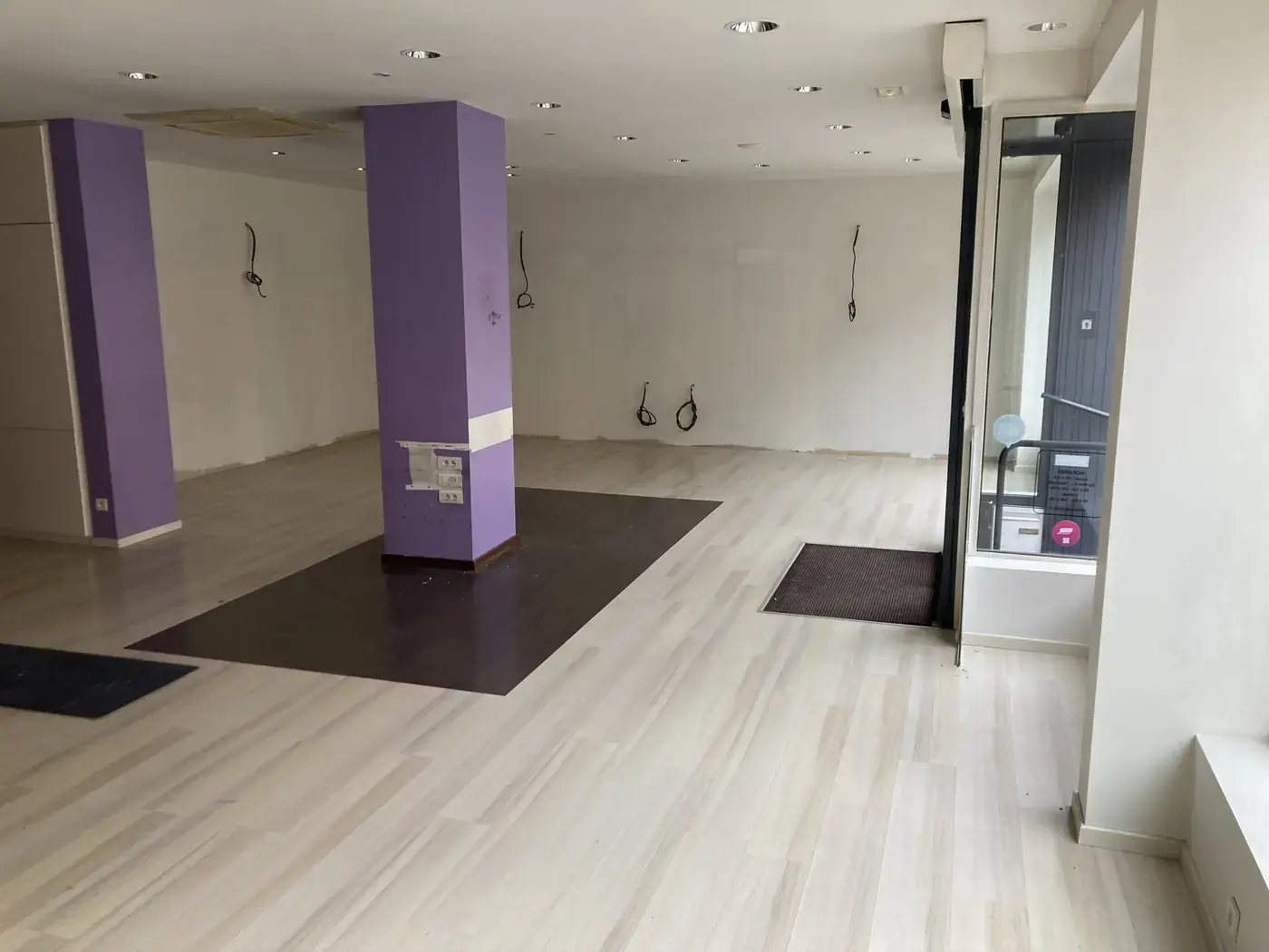 Le même local commercial à Rouffach avant les travaux